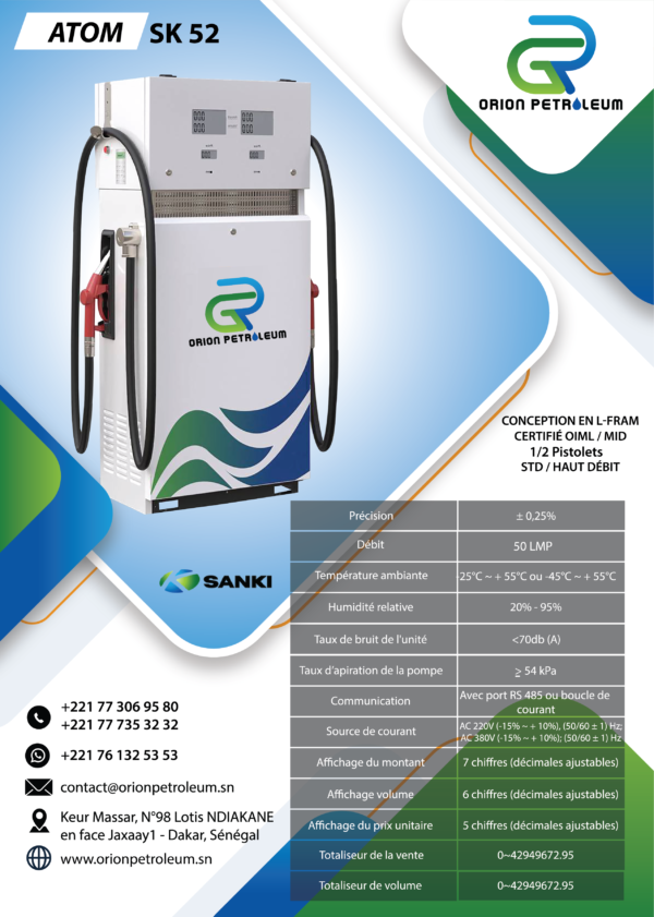 POMPE SANKI DOUBLE SK52 ATOM 50/LMP